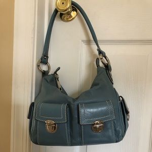 Blue Marc Jacobs hobo shoulder bag